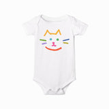 COLORFUL CAT BABY BODYSUIT