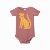 COLORFUL CHEETAH BABY BODYSUIT