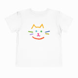 COLORFUL CAT TODDLER T-SHIRT