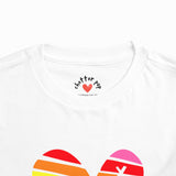 RAINBOW HEART TODDLER T-SHIRT