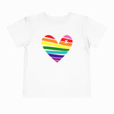 RAINBOW HEART TODDLER T-SHIRT