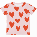 PINK HEART PARTY TODDLER T-SHIRT