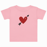 HEART SHOT BABY T-SHIRT