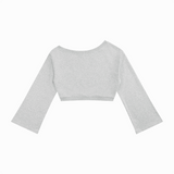 BADDIE SADDIE OFF THE SHOULDER SWEATSHIRT