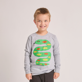 POLKA DOT SNAKE KIDS LONG-SLEEVE T-SHIRT