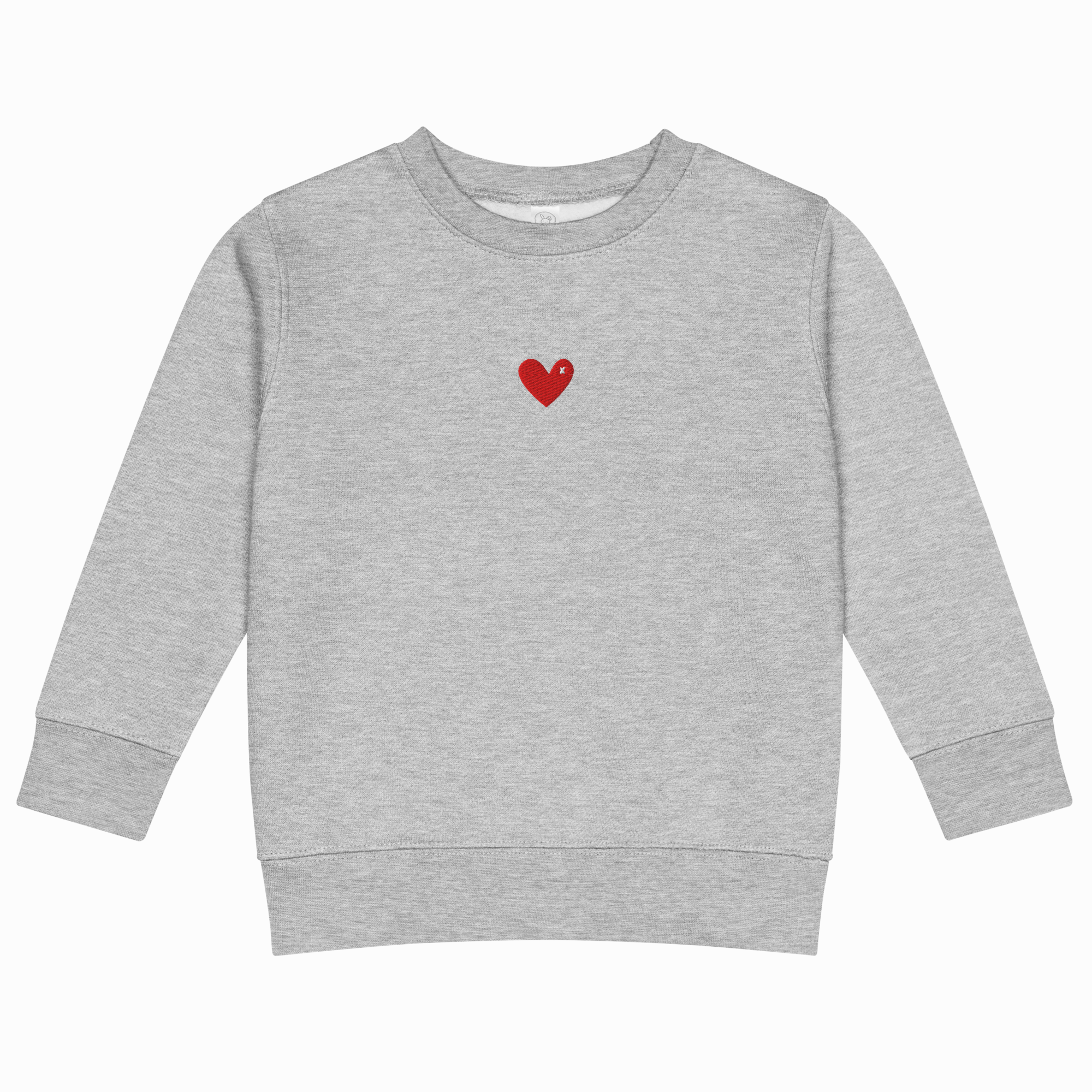 Gray sweatshirt with 'TOGA' printed on it against a white background