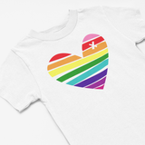 RAINBOW HEART KIDS T-SHIRT