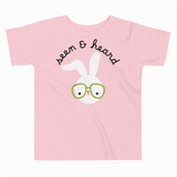 SEEN & HEARD TODDLER T-SHIRT