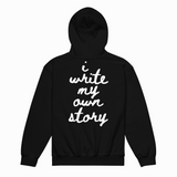 I WRITE MY OWN STORY KIDS HOODIE