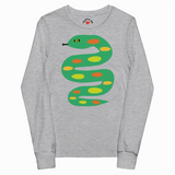 POLKA DOT SNAKE KIDS LONG-SLEEVE T-SHIRT