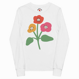 COLORFUL POPPIES KIDS LONG-SLEEVE T-SHIRT