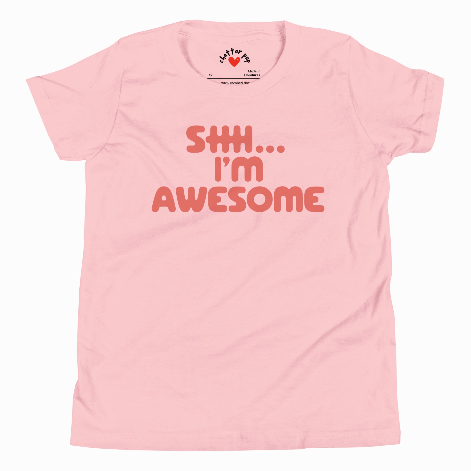 SHHH...I'M AWESOME KIDS T-SHIRT