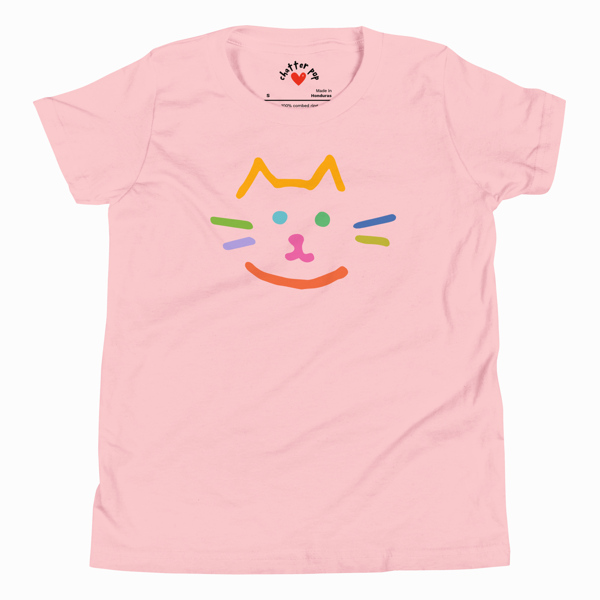 COLORFUL CAT KIDS T-SHIRT