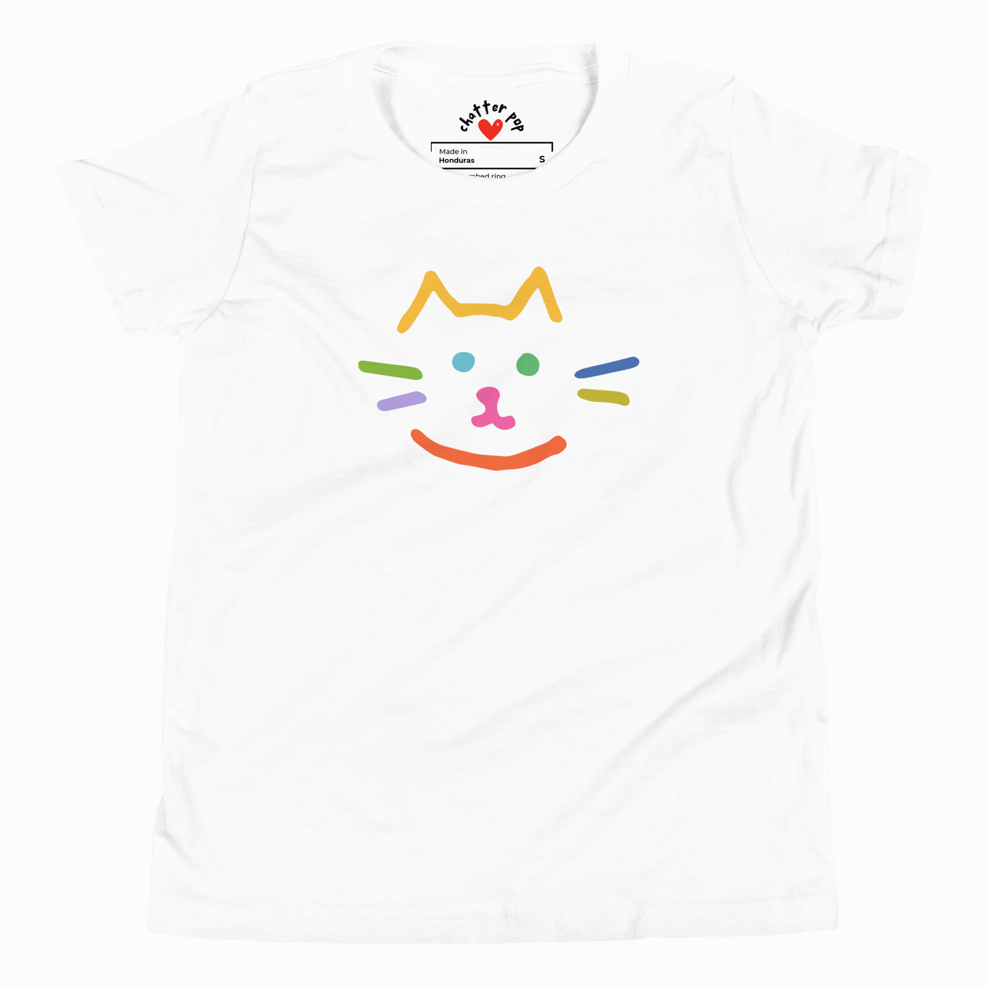 COLORFUL CAT KIDS T-SHIRT